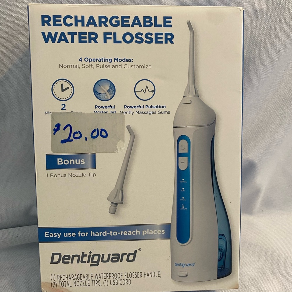 Blue Rechargeable Water Flosser